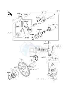 VN 2000 H [VULCAN 2000 CLASSIC] (8F-9F) 0H9F drawing STARTER MOTOR