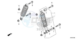 TRX420FMD TRX420 Europe Direct - (ED) drawing FRONT CUSHION