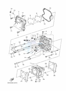 YP400RA XMAX 400 ABS (BL14) drawing STEERING