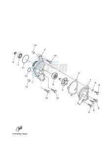 GPD150A GPD150-A NMAX 150 (BV41) drawing WATER PUMP