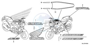 NC750SAF NC750S 4ED - (4ED) drawing MARK