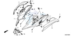 NC700XAD NC700X ABS Europe Direct - (ED) drawing SIDE COWL