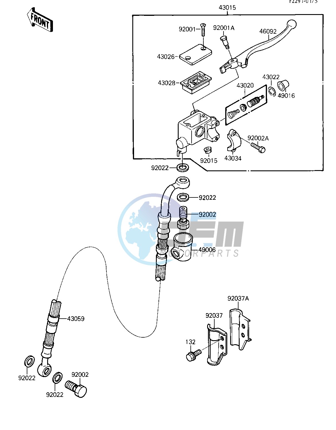 FRONT MASTER CYLINDER