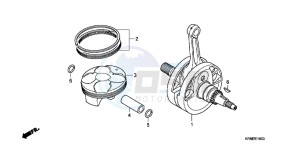 CRF250RD CRF250R Europe Direct - (ED) drawing CRANKSHAFT