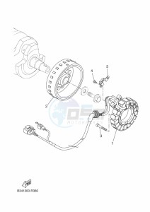 XSR700 MTM690-U (B9J3) drawing GENERATOR