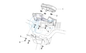 SR 50 ie AND carb. USA drawing Dashboard