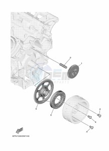 MT-09 MTN890D-U (BNF1) drawing STARTER