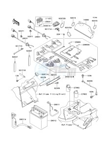 KAF 400 A [MULE 610 4X4] (A6F-AF) AAF drawing CHASSIS ELECTRICAL EQUIPMENT