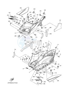 XP500A T-MAX 530 (2PWC) drawing STAND & FOOTREST 2