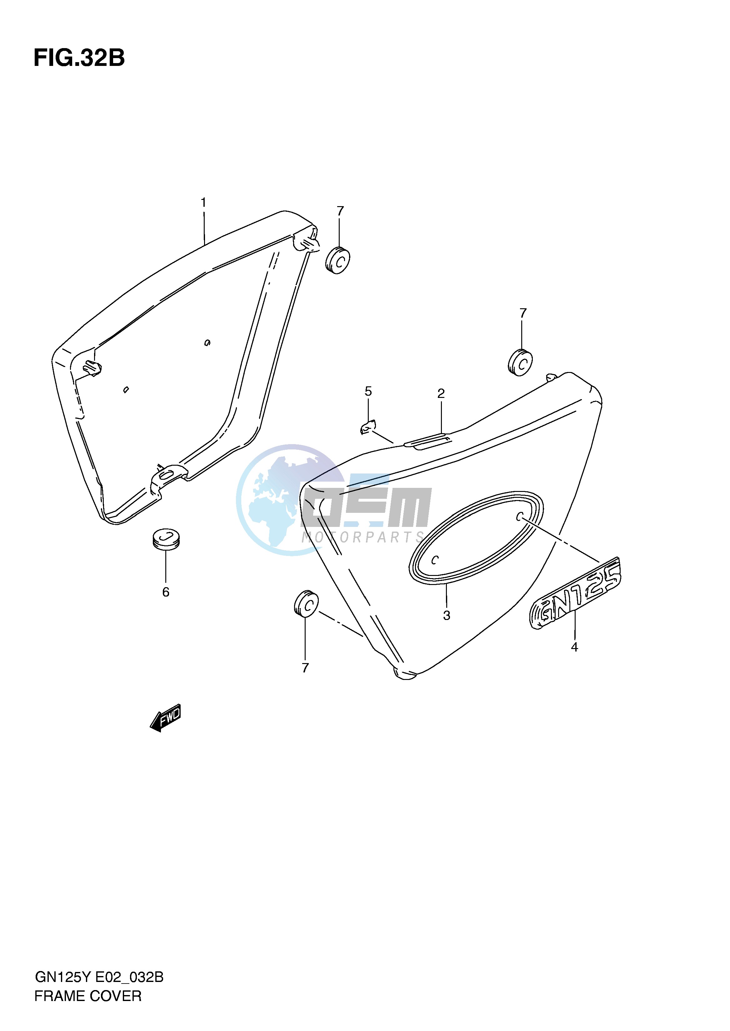 FRAME COVER (MODEL K1)