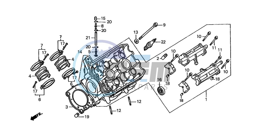 LEFT CYLINDER HEAD