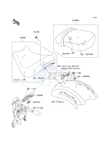 VN 2000 H [VULCAN 2000 CLASSIC] (8F-9F) 0H9F drawing SEAT