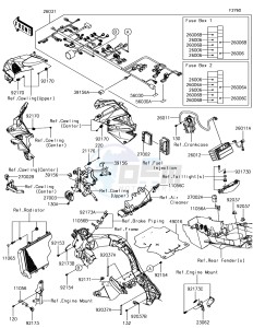 VERSYS 1000 KLZ1000BHF XX (EU ME A(FRICA) drawing Chassis Electrical Equipment