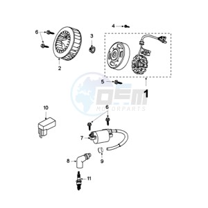 VCLIC BAEVP drawing IGNITION PART WITHOUT SENSOR