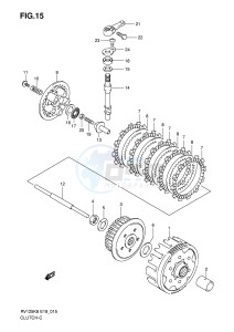 RV125 (E19) VanVan drawing CLUTCH