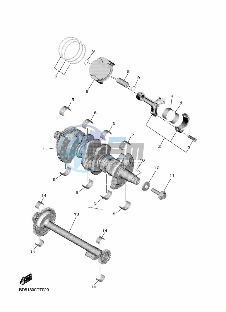 CRANKSHAFT & PISTON