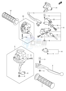 LT-A700X (E28-E33) drawing HANDLE LEVER