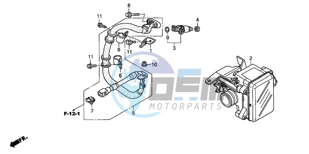 THROTTLE BODY (NPS505/6)