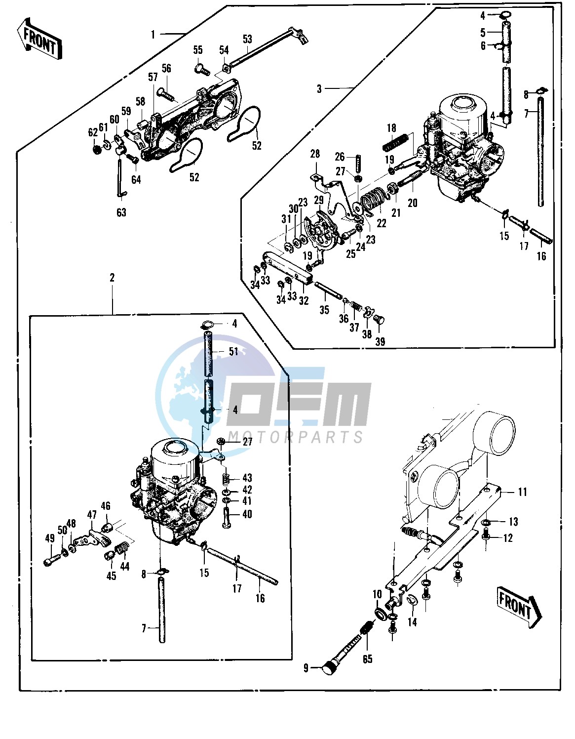 CARBURETOR ASSY -- KZ400-S2- -