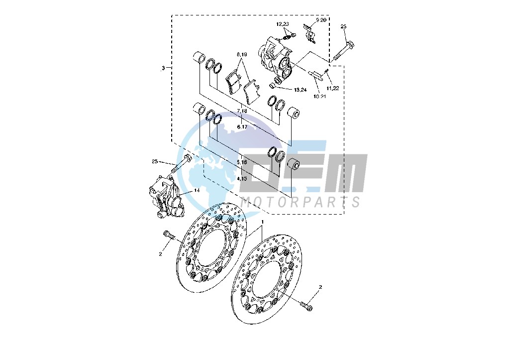 FRONT BRAKE CALIPER