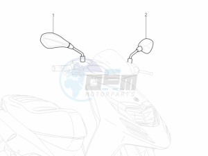 Typhoon 125 4T 2V E3 (NAFTA) USA drawing Driving mirror/s