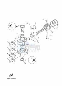 F30BETL drawing CRANKSHAFT--PISTON