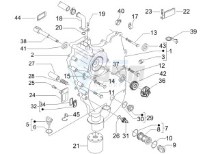 Nexus 500 e3 (UK) UK drawing Flywheel magneto cover - Oil filter