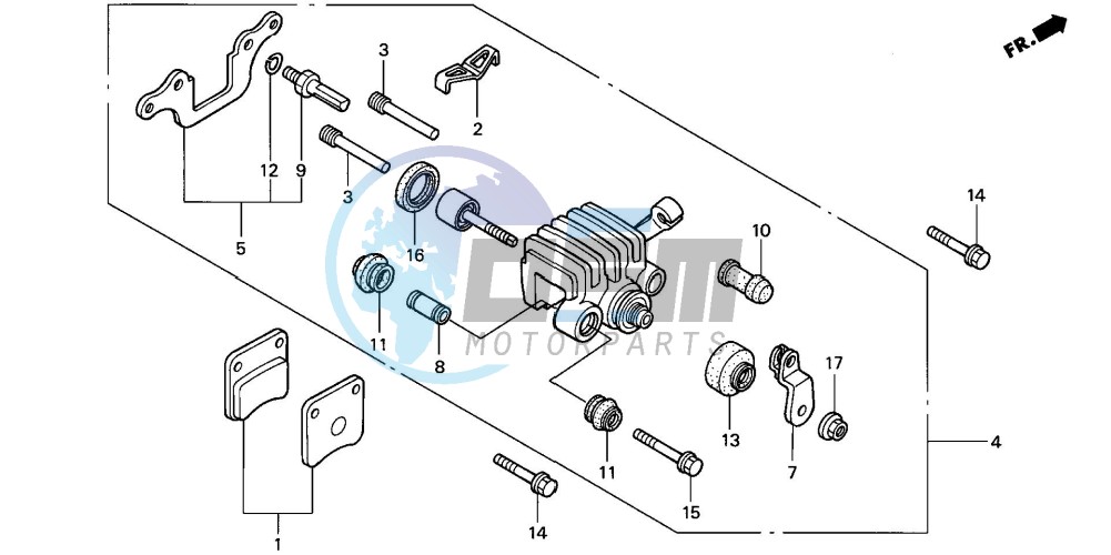 PARKING BRAKE CALIPER