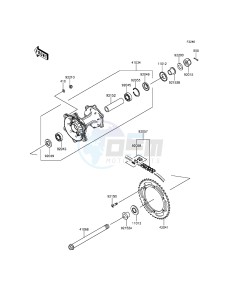 KLX250 KLX250SEF XX (EU ME A(FRICA) drawing Rear Hub