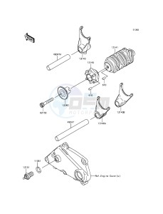 Z250SL BR250EGF XX (EU ME A(FRICA) drawing Gear Change Drum/Shift Fork(s)