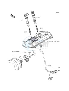 VULCAN S ABS EN650BGF XX (EU ME A(FRICA) drawing Ignition System