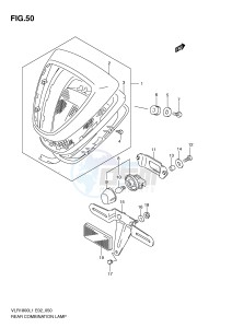 VLR1800 (E2) drawing REAR COMBINATION LAMP (VLR1800TL1 E19)