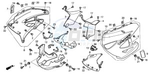 XL1000VA VARADERO drawing UNDER COWL