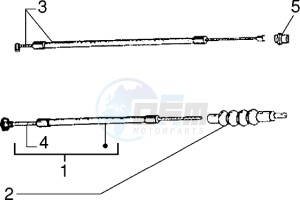 PX 200 E drawing Clutch - throttle transmissions