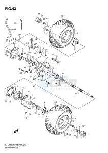 LT-Z90 (P28-P33) drawing REAR WHEEL