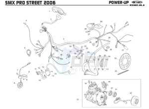 SMX PRO STREET 50 drawing POWER UP