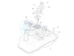 Fly 150 4T 3V ie (APAC) drawing Fuel tank