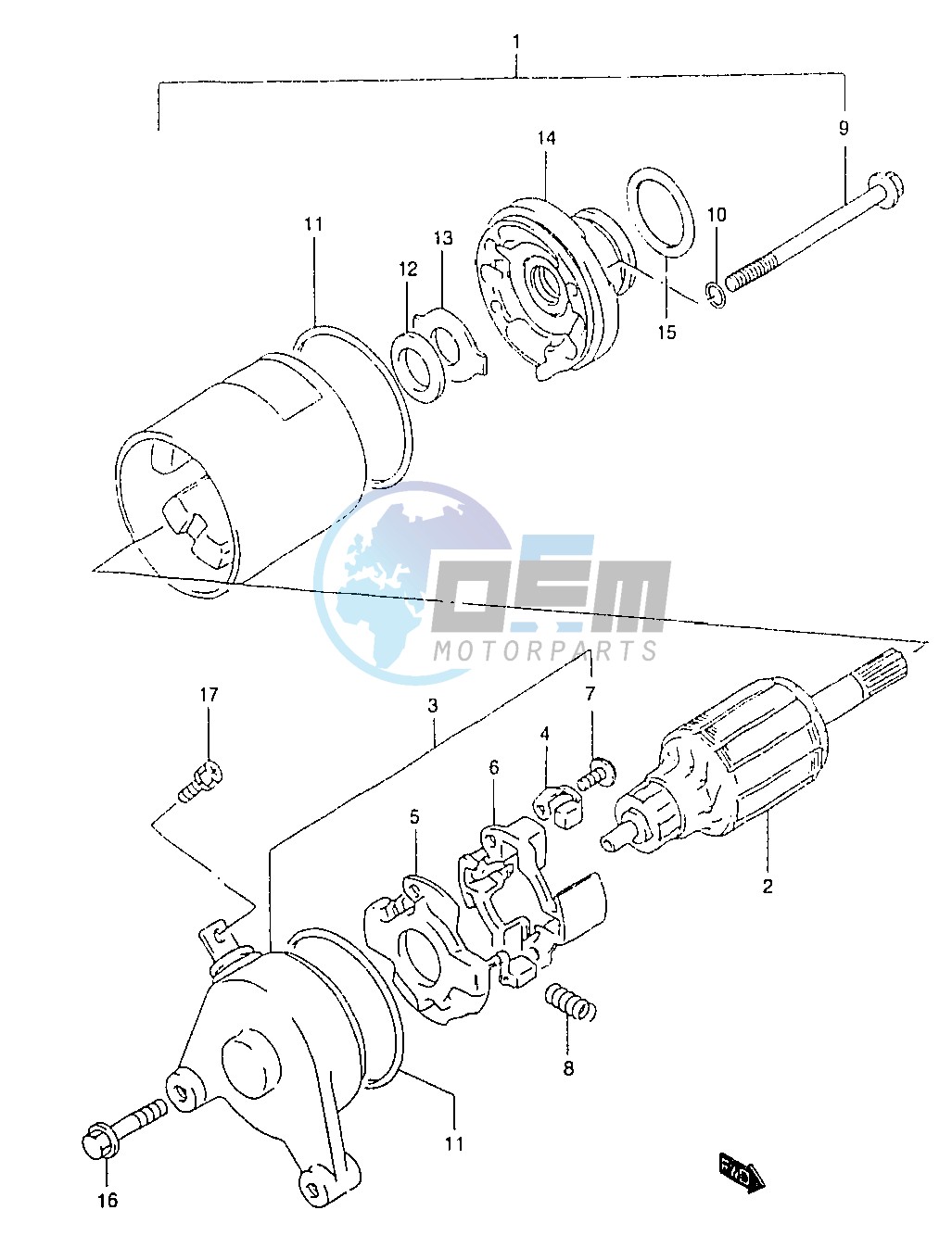 STARTING MOTOR