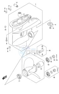 DF 60A drawing Gear Case