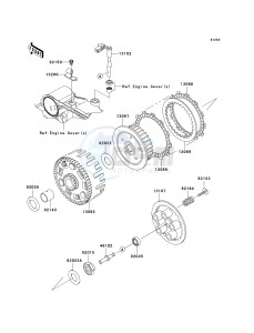 KL 650 E [KLR650] (E8F-E9F) E8F drawing CLUTCH