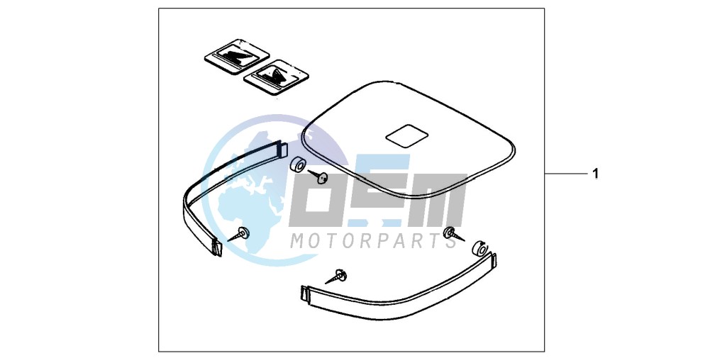 TOP BOX PANEL KIT