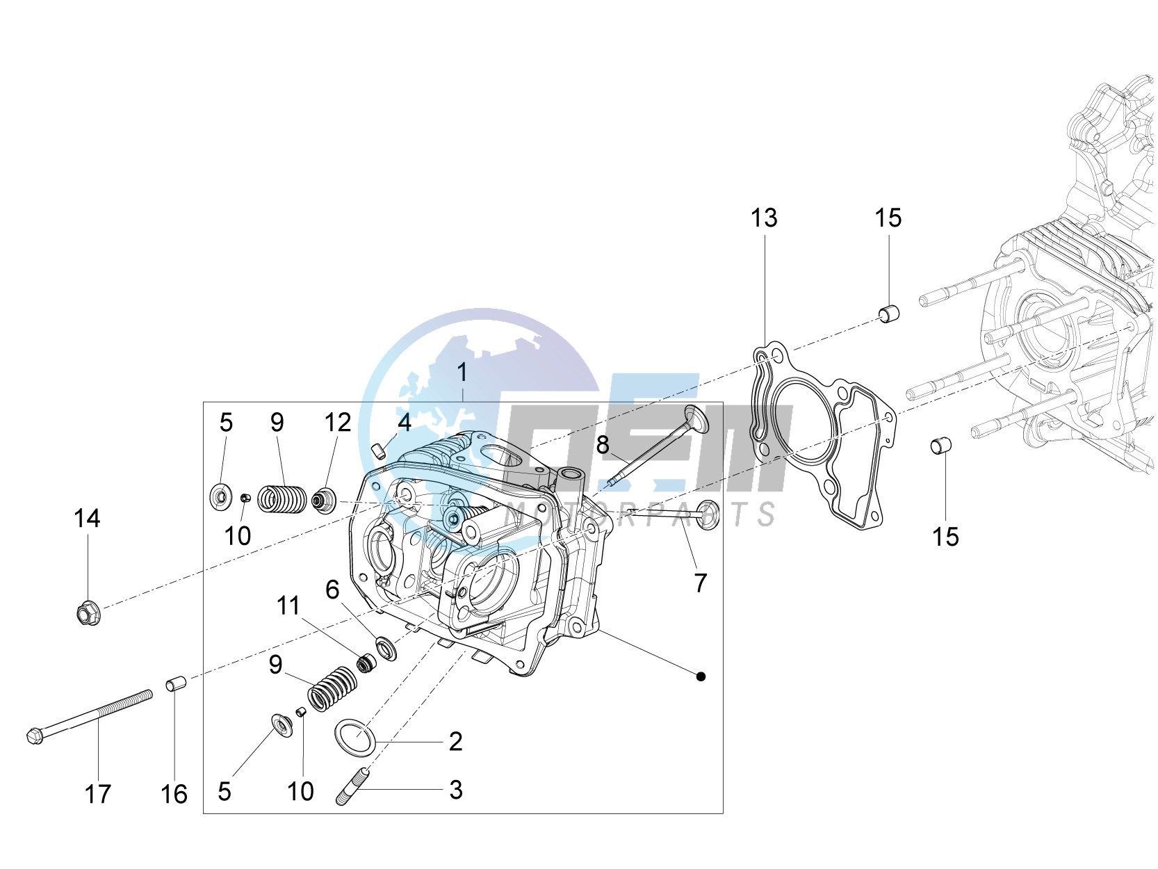 Cylinder head unit - Valve