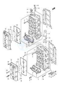 DF 250AP drawing Cylinder Head