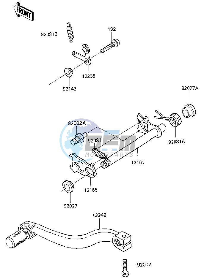 GEAR CHANGE MECHANISM