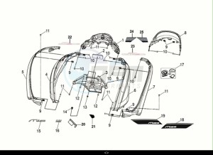 MIO 50I (FS05W2-NL) (E5) (M1) drawing BODY COVER