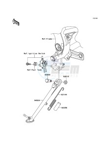 ER-6f EX650A7F GB XX (EU ME A(FRICA) drawing Stand(s)