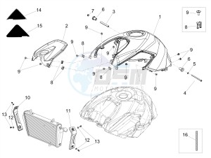 SHIVER 900 E4 ABS NAVI (APAC) drawing Tank cover