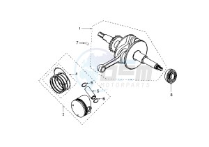 JET FORCE - 125 cc drawing CRANKSHAFT