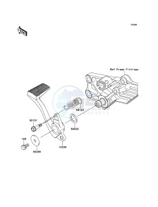 1400GTR_ABS ZG1400CBF FR GB XX (EU ME A(FRICA) drawing Brake Pedal