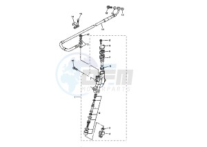 WR F 450 drawing REAR MASTER CYLINDER